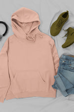 Unisex Midweight Cotton Poly Hooded Pullover (Matching Drawstring)