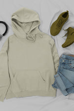 Unisex Midweight Cotton Poly Hooded Pullover (Matching Drawstring)