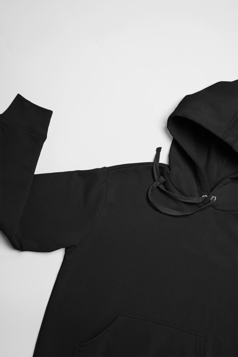 Unisex Midweight Cotton Poly Hooded Pullover (Matching Drawstring)